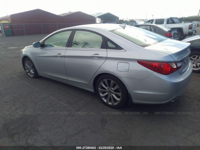 5NPEC4AB0CH443423 - 2012 HYUNDAI SONATA SE/LIMITED Silver photo 3