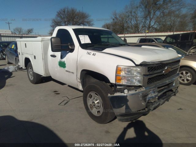 1GB0CVCG0BF197883 - 2011 CHEVROLET SILVERADO C2500 HEAVY DUTY White photo 1