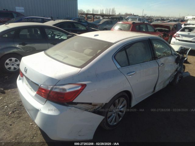 1HGCR2F89EA077299 - 2014 HONDA ACCORD EXL White photo 4