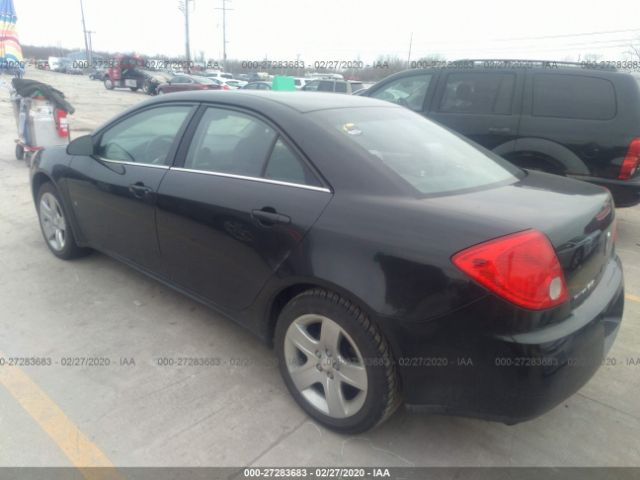 1G2ZG57B584242539 - 2008 PONTIAC G6 SE Black photo 3