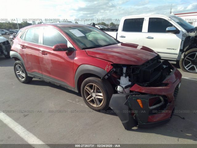 KM8K12AA7KU213415 - 2019 HYUNDAI KONA SE Red photo 1