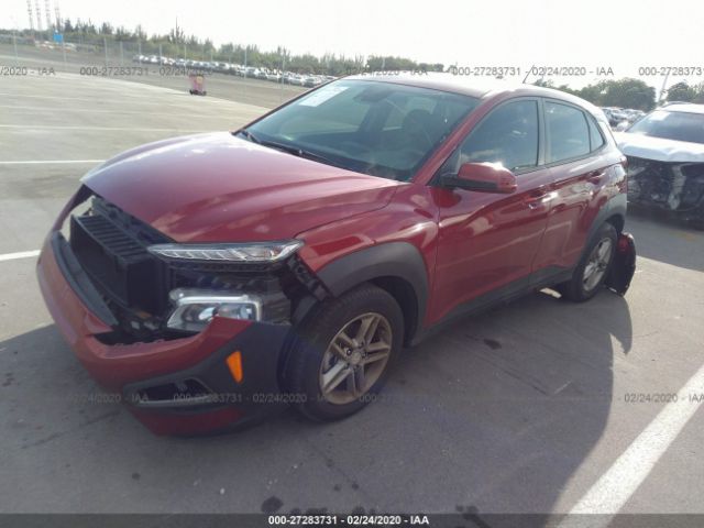 KM8K12AA7KU213415 - 2019 HYUNDAI KONA SE Red photo 2