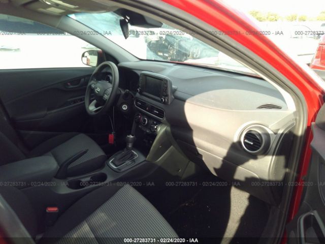 KM8K12AA7KU213415 - 2019 HYUNDAI KONA SE Red photo 5