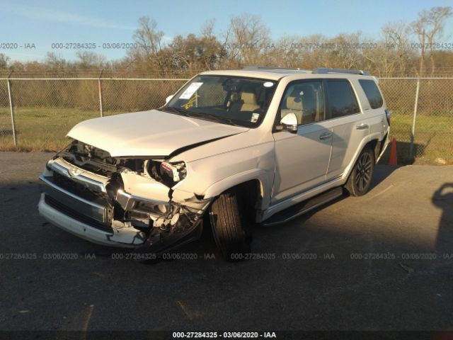 JTEZU5JRXF5104637 - 2015 TOYOTA 4RUNNER SR5/LIMITED White photo 2