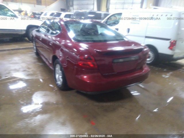 2G2WP552781141228 - 2008 PONTIAC GRAND PRIX  Burgundy photo 3