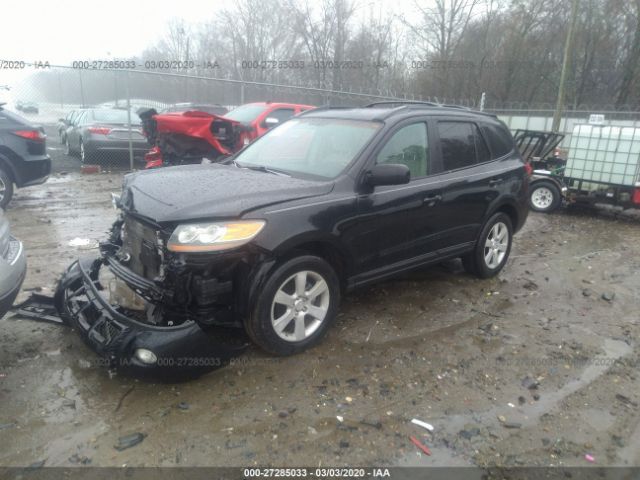 5NMSH13E07H083034 - 2007 HYUNDAI SANTA FE SE/LIMITED Black photo 2