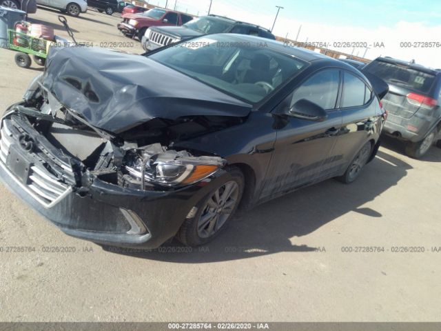 5NPD84LF3HH204405 - 2017 HYUNDAI ELANTRA SE/VALUE/LIMITED Black photo 2