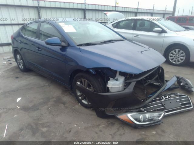 5NPD84LF6HH094708 - 2017 HYUNDAI ELANTRA SE/VALUE/LIMITED Blue photo 1