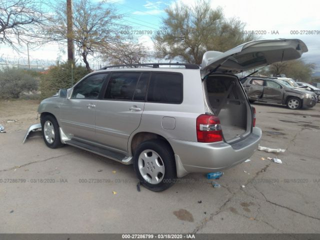 JTEEP21A560149044 - 2006 TOYOTA HIGHLANDER LIMITED Silver photo 3