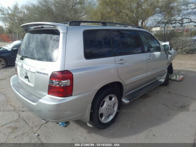 JTEEP21A560149044 - 2006 TOYOTA HIGHLANDER LIMITED Silver photo 4