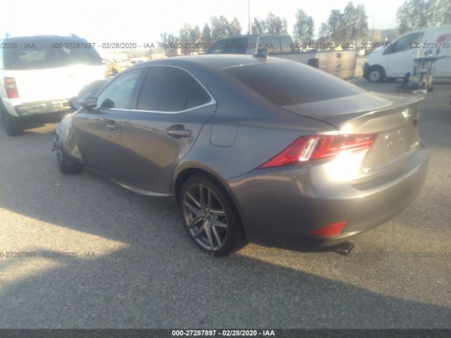 JTHBA1D22G5031429 - 2016 LEXUS IS 200T Gray photo 3