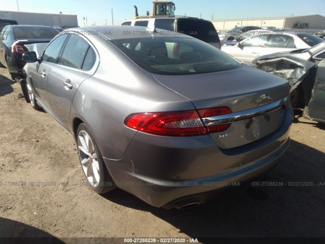 SAJWA0F78F8U57243 - 2015 JAGUAR XF 3.0 SPORT Gray photo 3