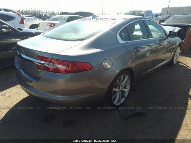 SAJWA0F78F8U57243 - 2015 JAGUAR XF 3.0 SPORT Gray photo 4