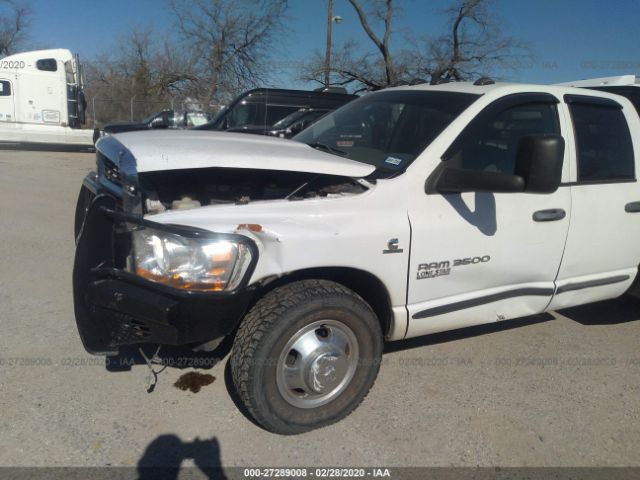 3D7ML48C26G190411 - 2006 DODGE RAM 3500 ST/SLT White photo 7