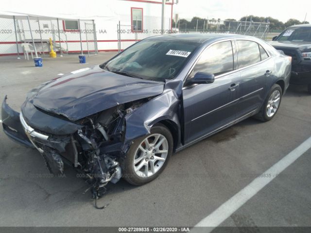 1G11C5SL2FF277523 - 2015 CHEVROLET MALIBU 1LT 蓝色 照片 2