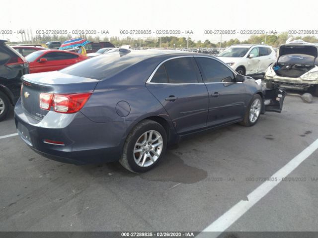 1G11C5SL2FF277523 - 2015 CHEVROLET MALIBU 1LT 蓝色 照片 4