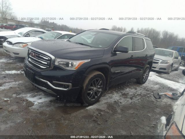 1GKKNULS4KZ234319 - 2019 GMC ACADIA SLT-1 Blue photo 2