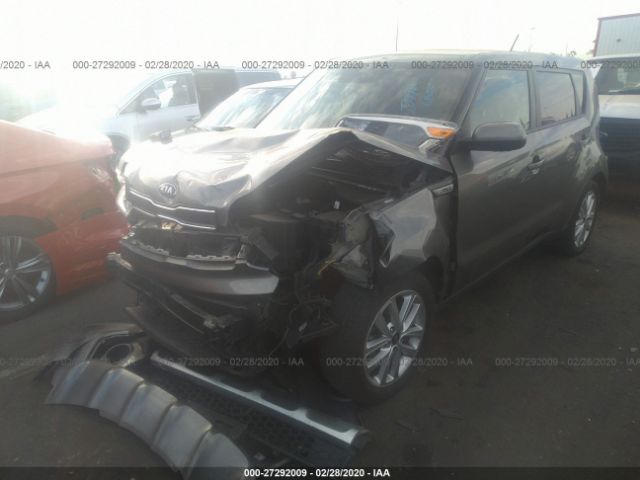 KNDJP3A50H7474822 - 2017 KIA SOUL + Gray photo 2