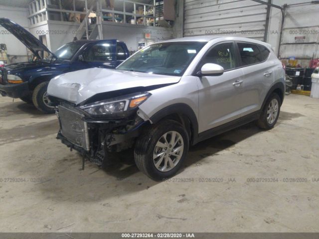 KM8J2CA41KU854097 - 2019 HYUNDAI TUCSON SE Silver photo 2