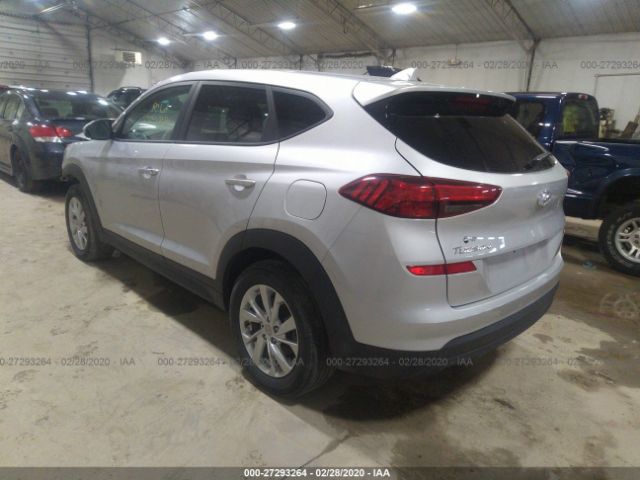 KM8J2CA41KU854097 - 2019 HYUNDAI TUCSON SE Silver photo 3