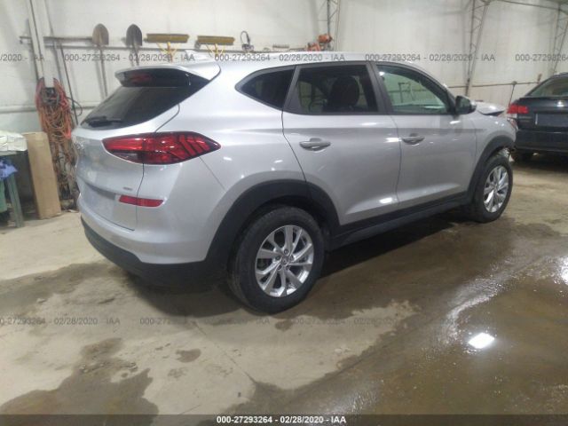 KM8J2CA41KU854097 - 2019 HYUNDAI TUCSON SE Silver photo 4