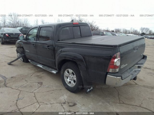 3TMLU4EN2FM190354 - 2015 TOYOTA TACOMA DOUBLE CAB/TRD PRO Black photo 3