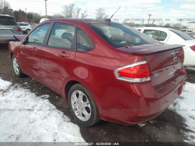 1FAHP36N39W257611 - 2009 FORD FOCUS SES Maroon photo 3