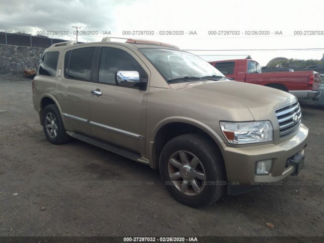 5N3AA08A55N807092 - 2005 INFINITI QX56  Gold photo 1