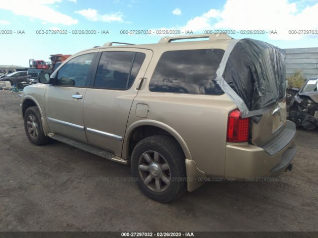 5N3AA08A55N807092 - 2005 INFINITI QX56  Gold photo 3