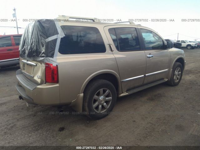 5N3AA08A55N807092 - 2005 INFINITI QX56  Gold photo 4