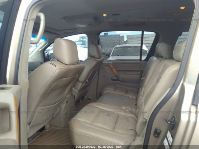 5N3AA08A55N807092 - 2005 INFINITI QX56  Gold photo 8