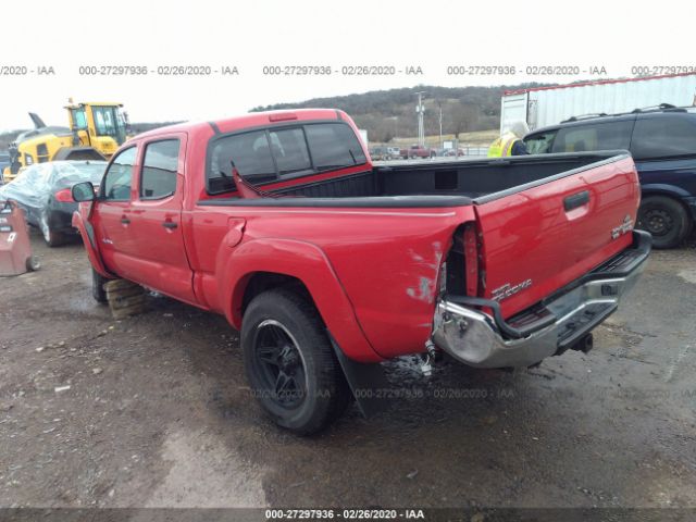 5TEKU72N25Z037525 - 2005 TOYOTA TACOMA DBL CAB PRERUNNER LNG BED Red photo 3