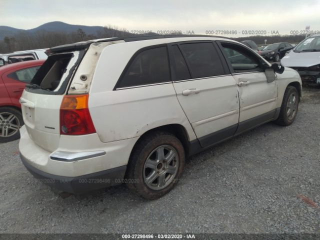 2C8GF68445R254183 - 2005 CHRYSLER PACIFICA TOURING White photo 4