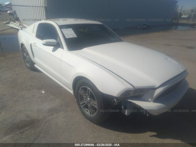 1ZVBP8AM4D5232627 - 2013 FORD MUSTANG  White photo 1