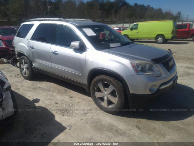 1GKKVRED7CJ349041 - 2012 GMC ACADIA SLT-1 Silver photo 1