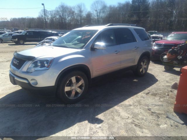 1GKKVRED7CJ349041 - 2012 GMC ACADIA SLT-1 Silver photo 2