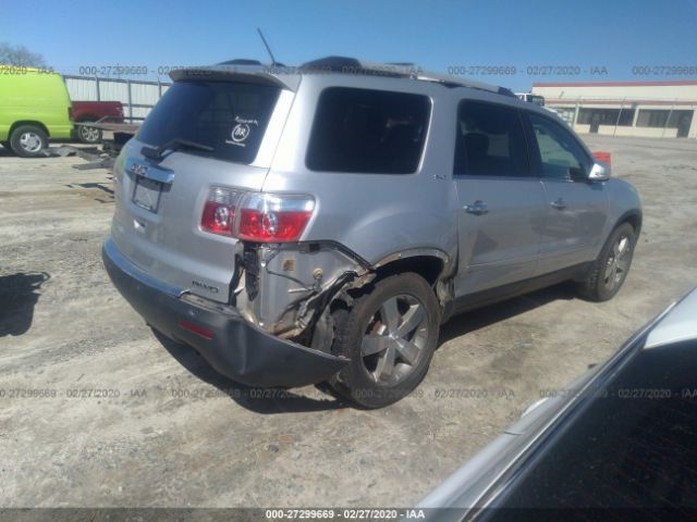 1GKKVRED7CJ349041 - 2012 GMC ACADIA SLT-1 Silver photo 4