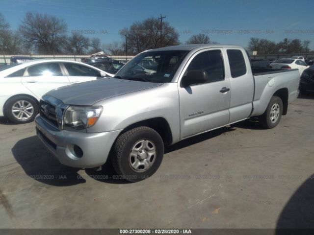 5TETX22N19Z625775 - 2009 TOYOTA TACOMA ACCESS CAB ვერცხლისფერი ფოტო 2