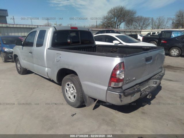 5TETX22N19Z625775 - 2009 TOYOTA TACOMA ACCESS CAB ვერცხლისფერი ფოტო 3