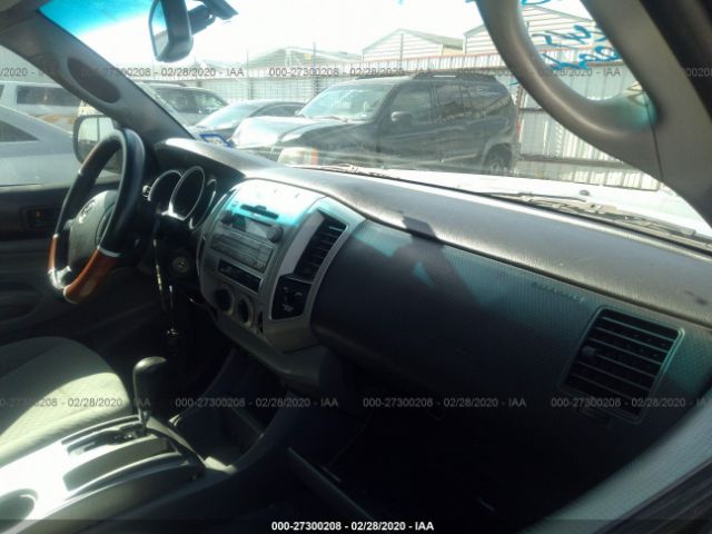 5TETX22N19Z625775 - 2009 TOYOTA TACOMA ACCESS CAB ვერცხლისფერი ფოტო 5