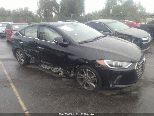 5NPD84LF4HH050285 - 2017 HYUNDAI ELANTRA SE/VALUE/LIMITED Black photo 1