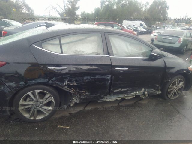 5NPD84LF4HH050285 - 2017 HYUNDAI ELANTRA SE/VALUE/LIMITED Black photo 6