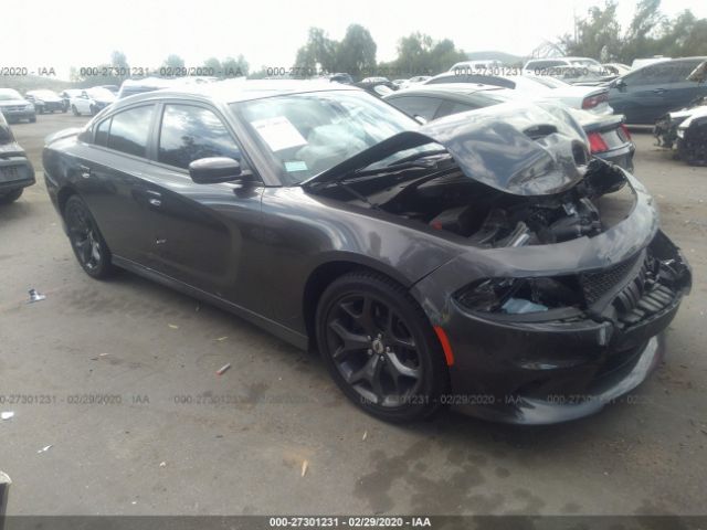 2C3CDXHG1KH740347 - 2019 DODGE CHARGER GT Gray photo 1