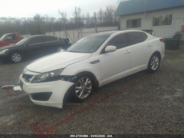 5XXGN4A73DG236441 - 2013 KIA OPTIMA EX White photo 2