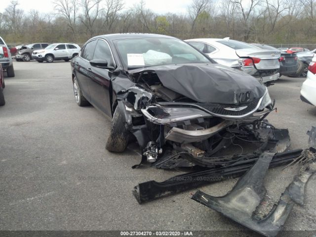 1C3CCCAB8FN690392 - 2015 CHRYSLER 200 LIMITED Black photo 1