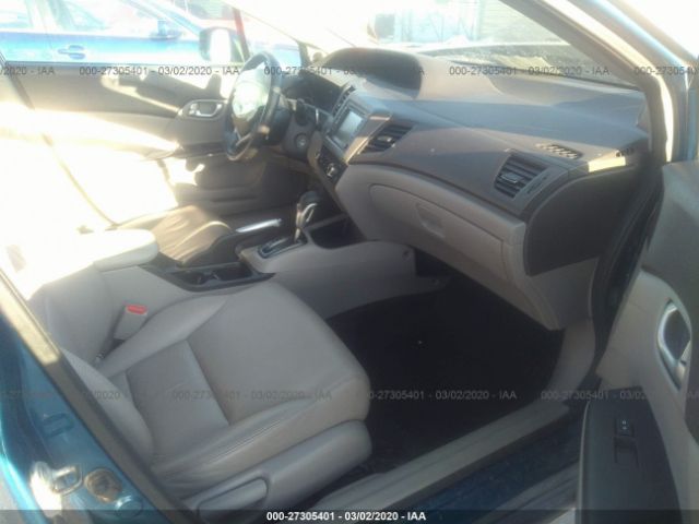 19XFB2F90CE039155 - 2012 HONDA CIVIC EXL Mavi foto 5