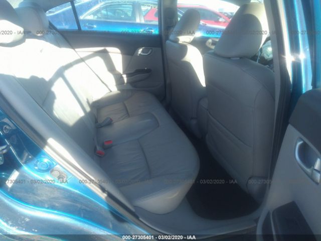 19XFB2F90CE039155 - 2012 HONDA CIVIC EXL Mavi foto 8