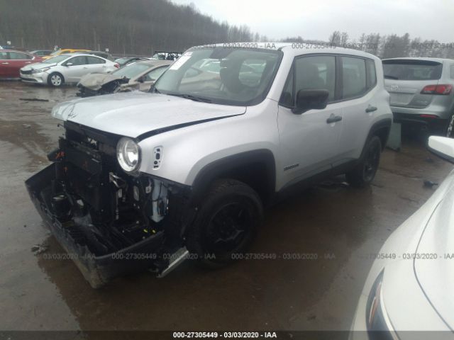 ZACCJBAT9FPB46057 - 2015 JEEP RENEGADE SPORT Silver photo 2