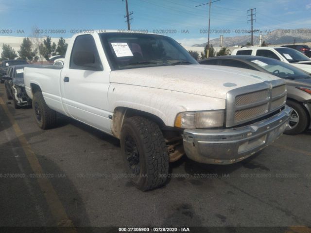 3B7KC26Z6WM269854 - 1998 DODGE RAM 2500  White photo 1