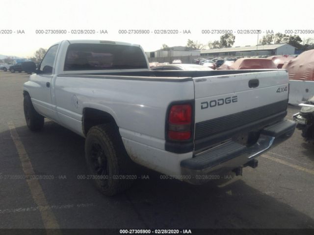 3B7KC26Z6WM269854 - 1998 DODGE RAM 2500  White photo 3